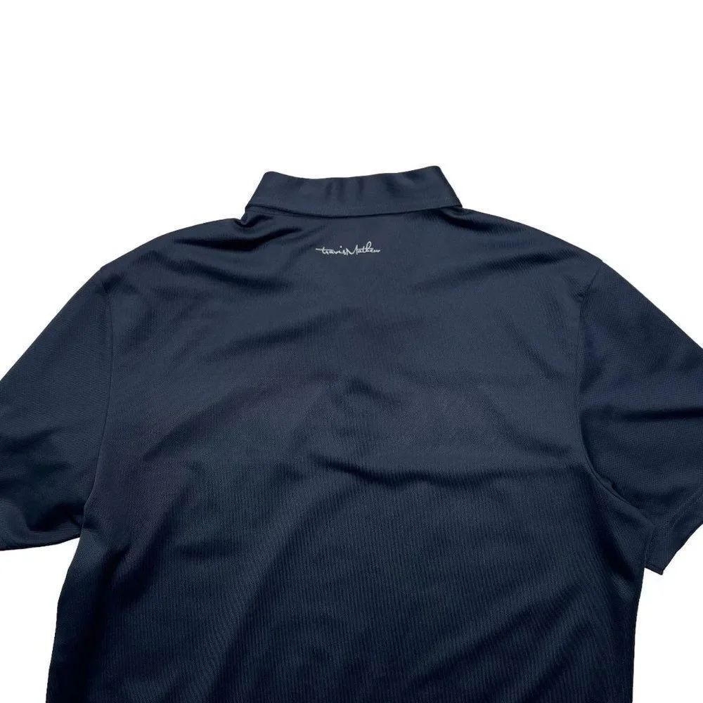 Travis Mathew Golf Polo Men's‎ XL Blue LKQ Corporation Embroidered Shirt